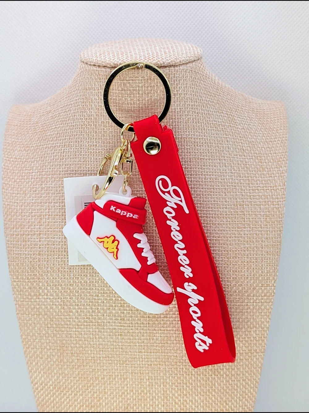 Red Sneaker Keychain Bag Charm Combo